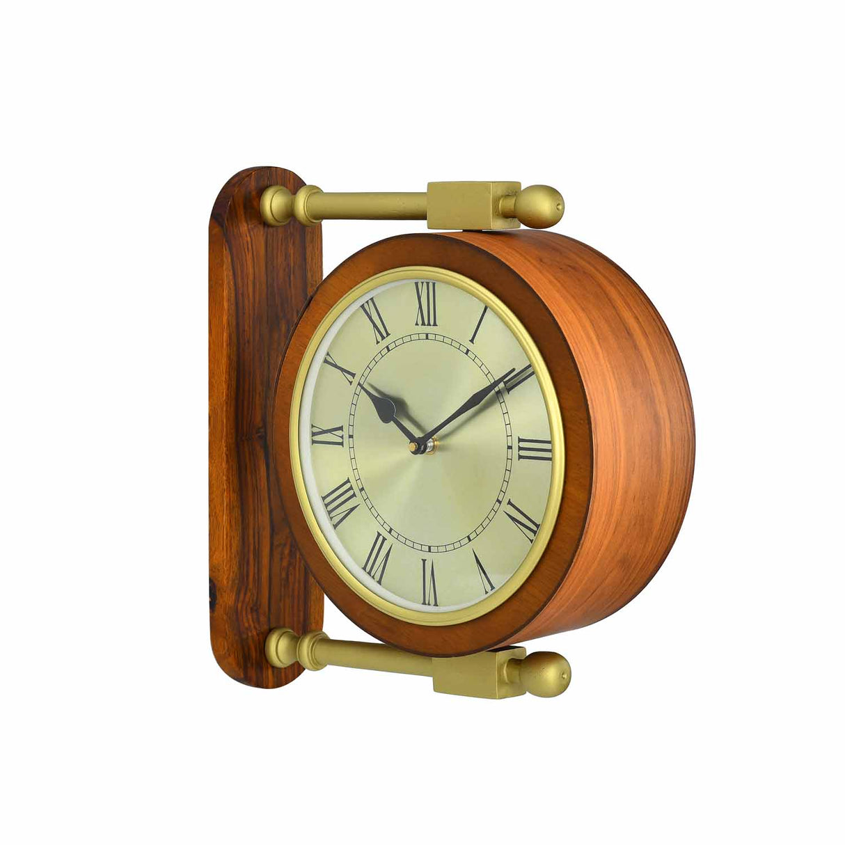 Classic MDF Station Clock (Brown)