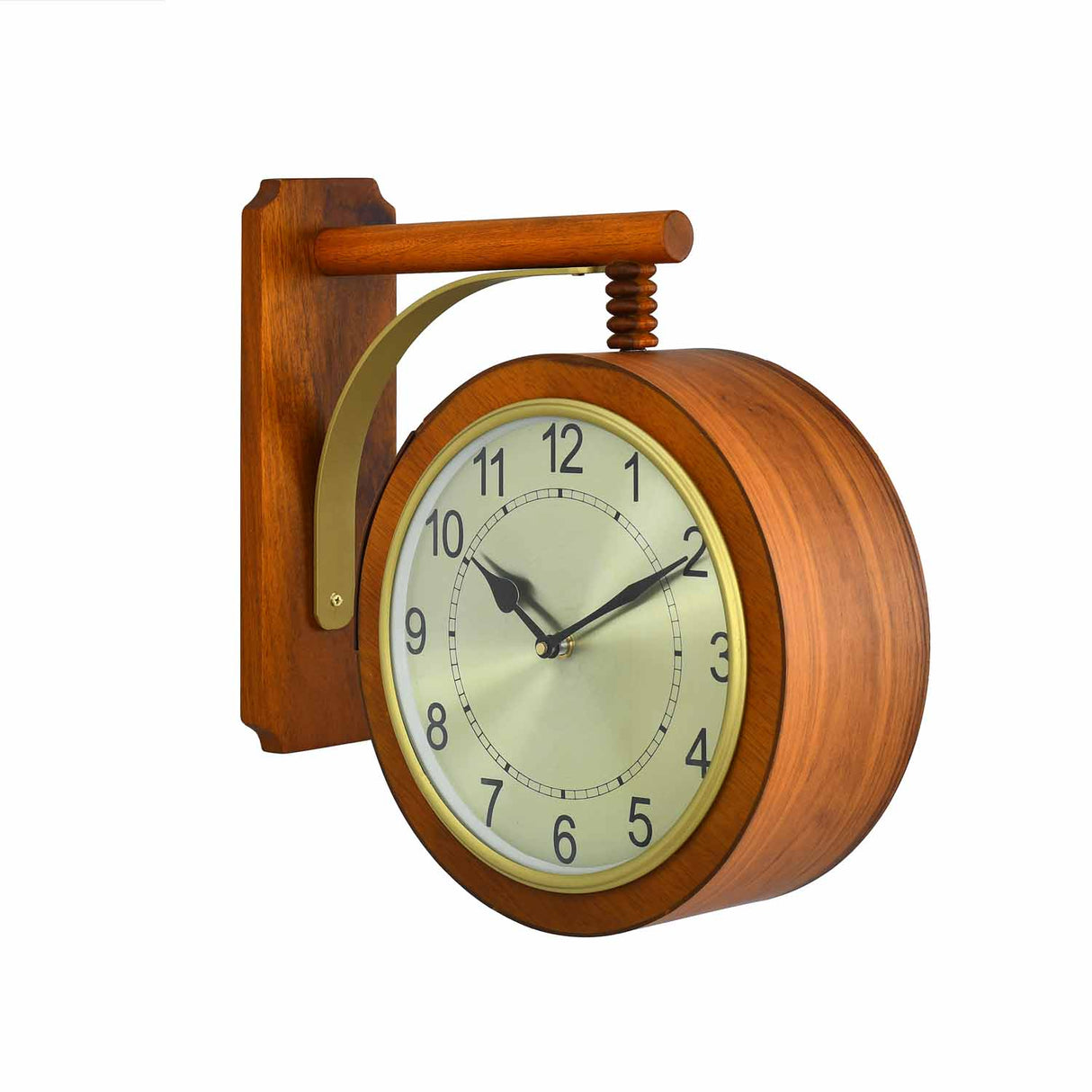 Classic MDF Station Clock (Brown)