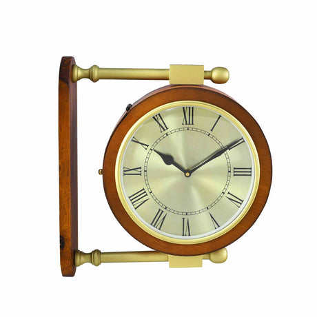 Classic MDF Station Clock (Brown)