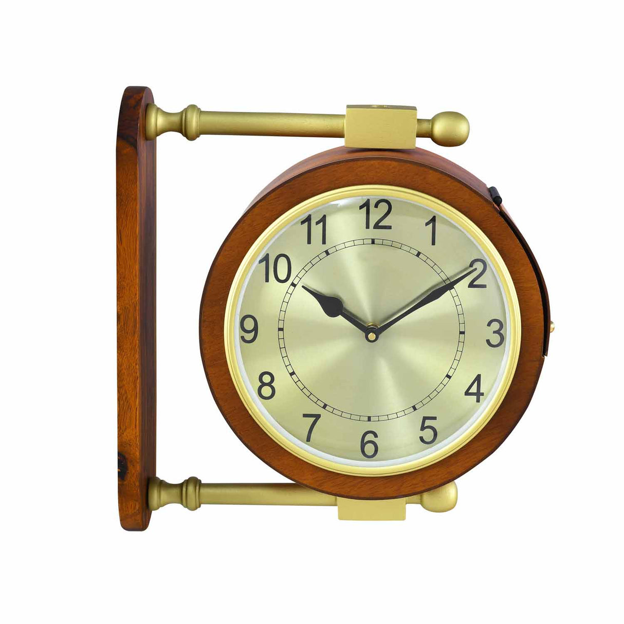 Classic MDF Station Clock (Brown)