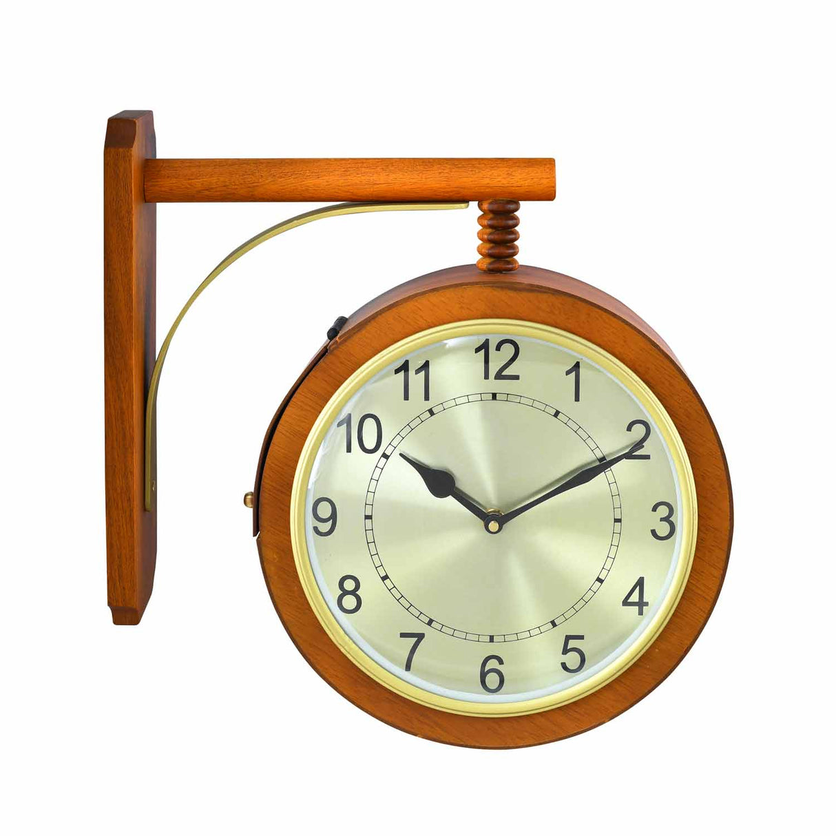 Classic MDF Station Clock (Brown)