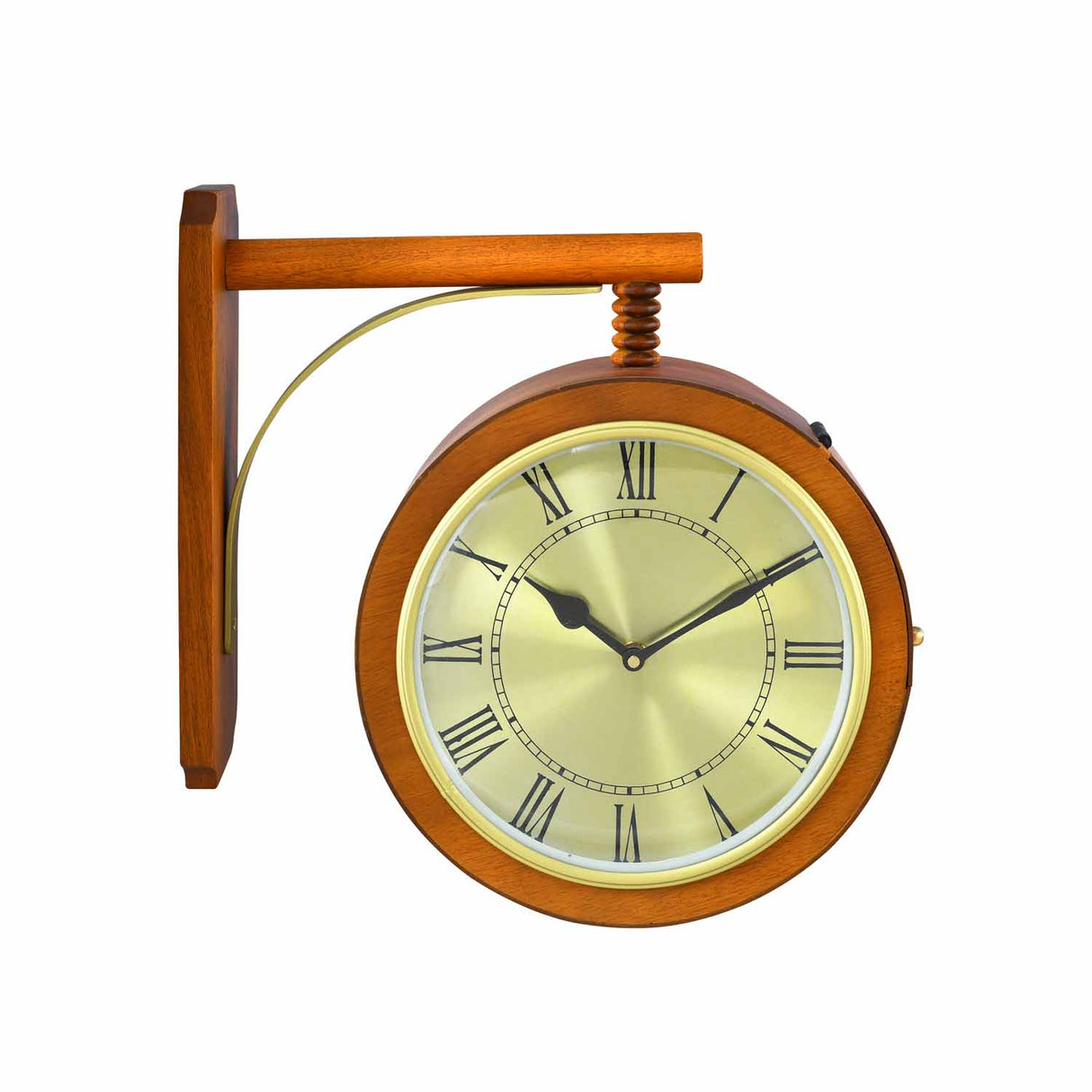 Classic MDF Station Clock (Brown)