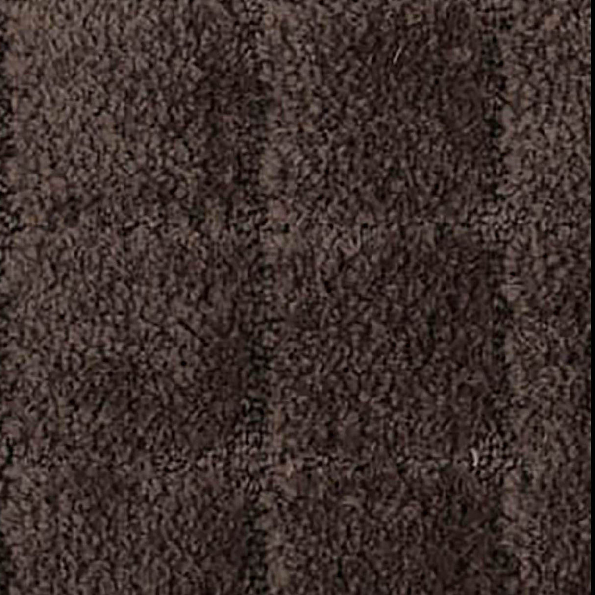 Rectangular Plush Polyester 16" x 24" Bath Mat (Brown)