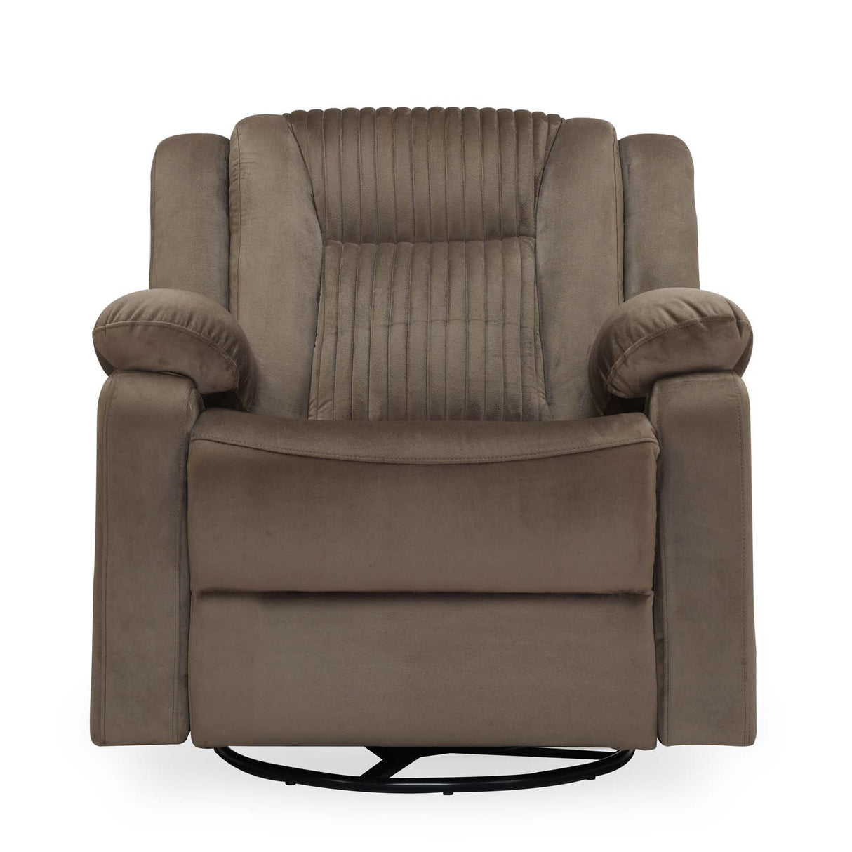 Quito 1 Seater Manual Recliner Sofa- Brown