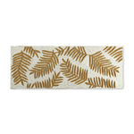Leaf Beaded Polyester Table Runner Small- Gold