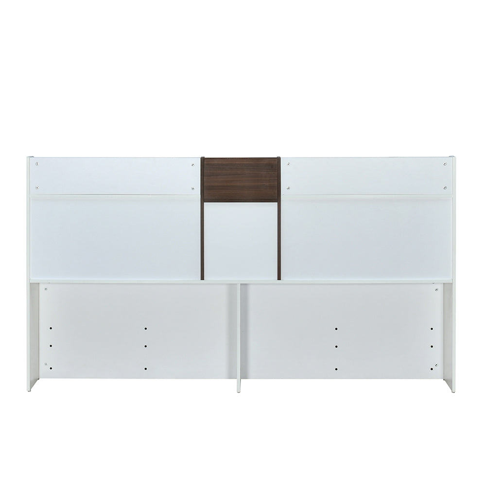 Alps Max Bed with Box Storage (Walnut)