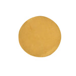 Leaf Beaded Round Polyester Coasters Set of 4- Gold