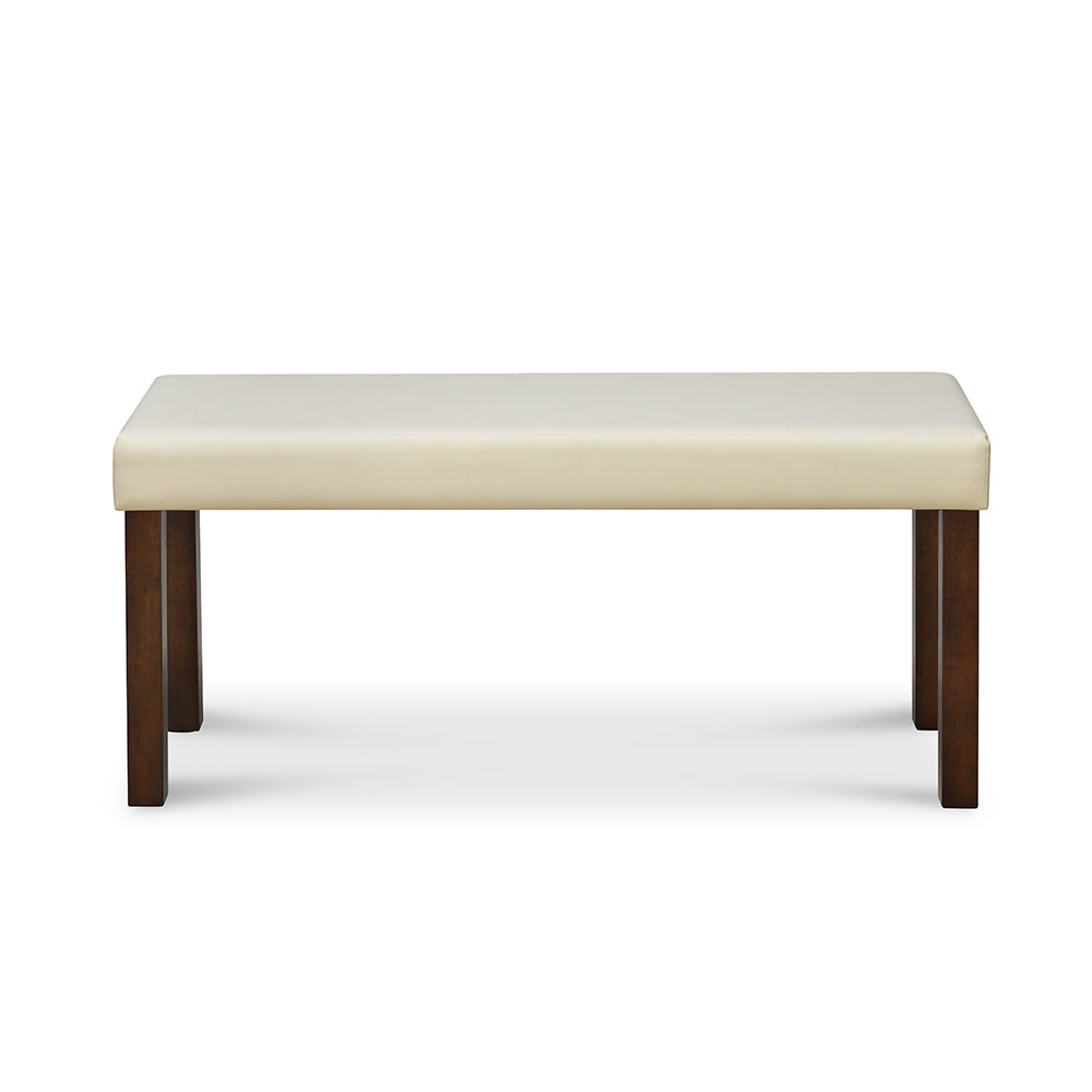 Front view of Roxbury 4 Seater Dining Bench (Oak) 1