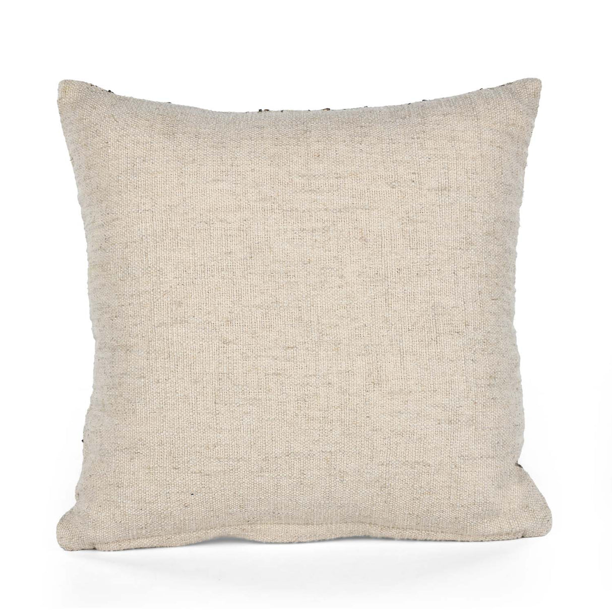 Arch Shaped Pattern Fabric Cushion Cover- Beige and Gold