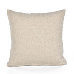 Arch Shaped Pattern Fabric Cushion Cover- Beige and Gold