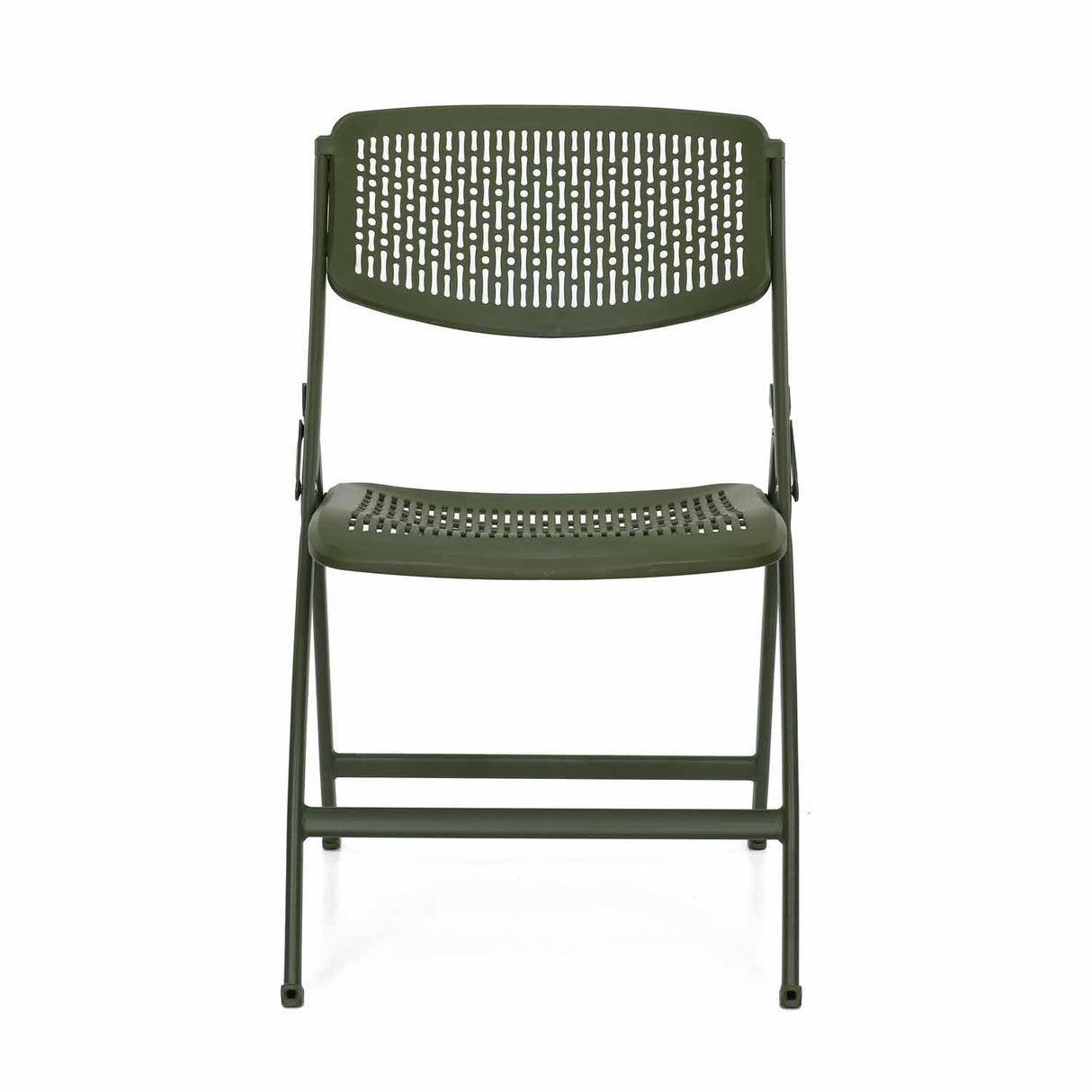 Aero Metal Folding Chair- Green