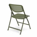 Aero Metal Folding Chair- Green