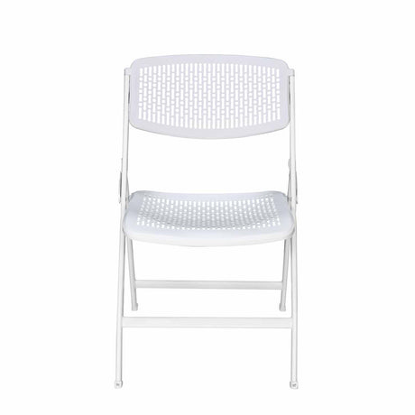 Aero Metal Folding Chair- White