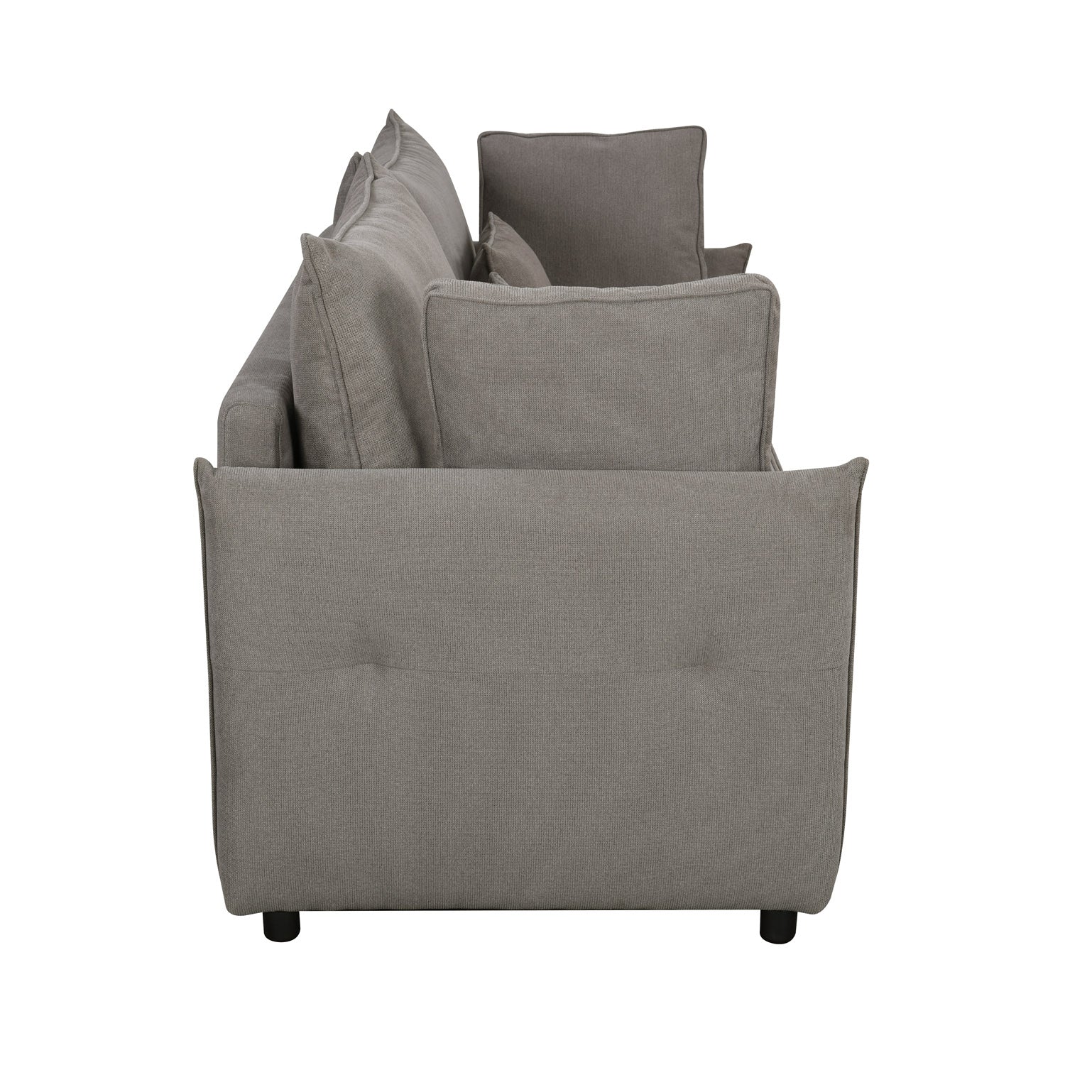 Aveo 3 Seater Sofa Cum Bed (Grey)