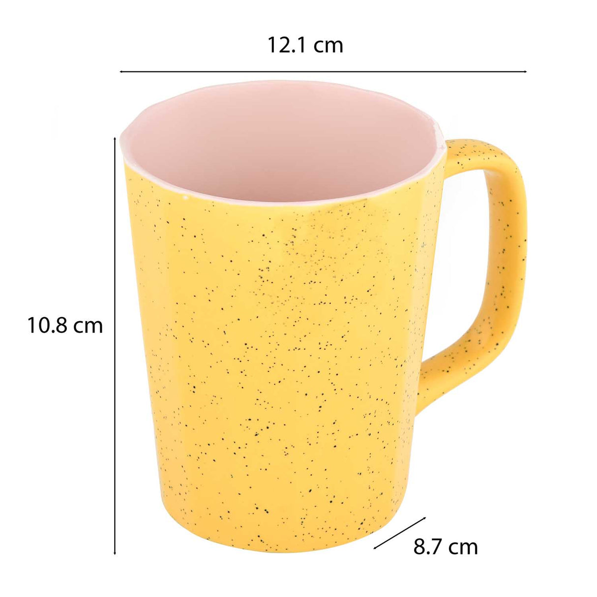 Porcelain Milk Mug- Mustard