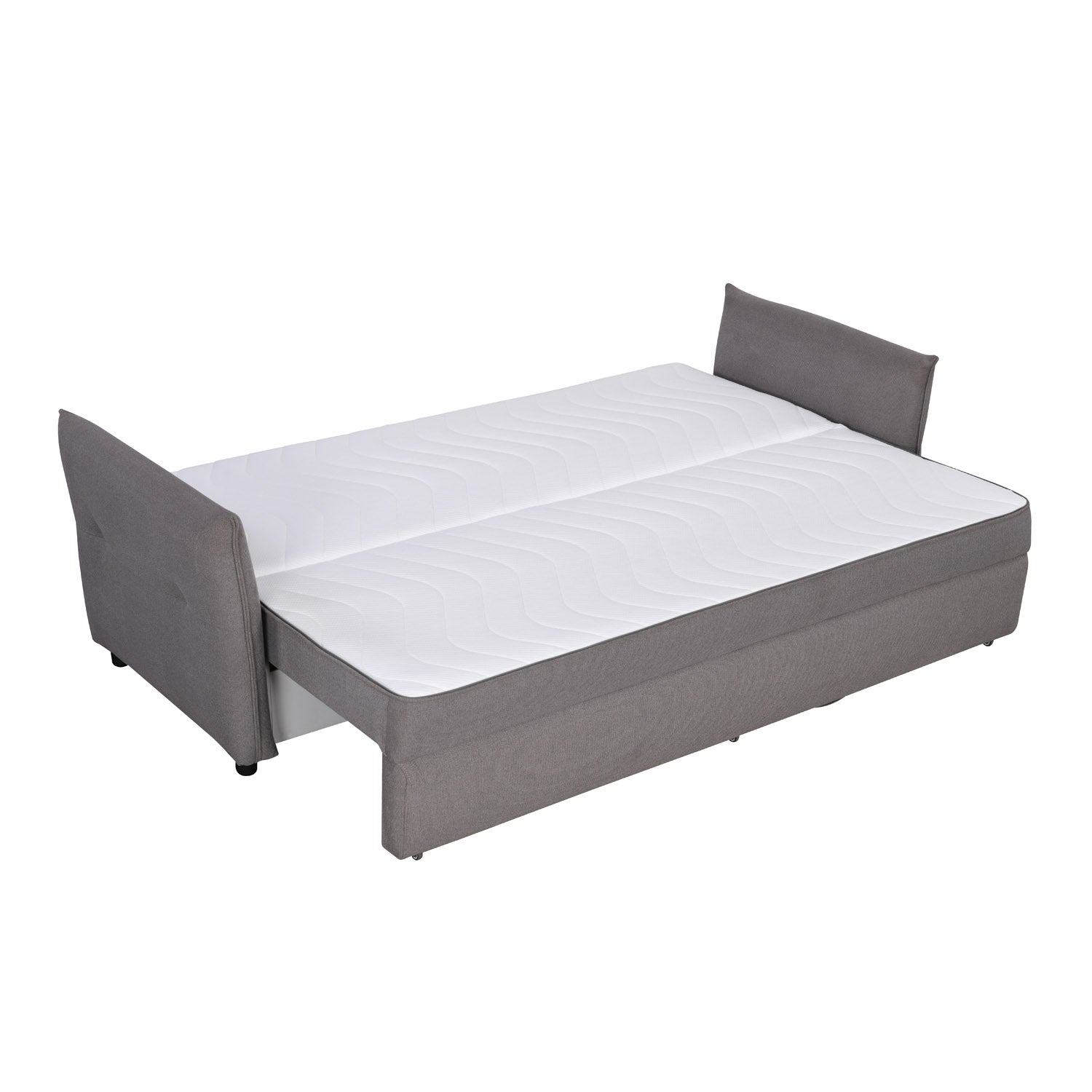 Aveo 3 Seater Sofa Cum Bed (Grey)