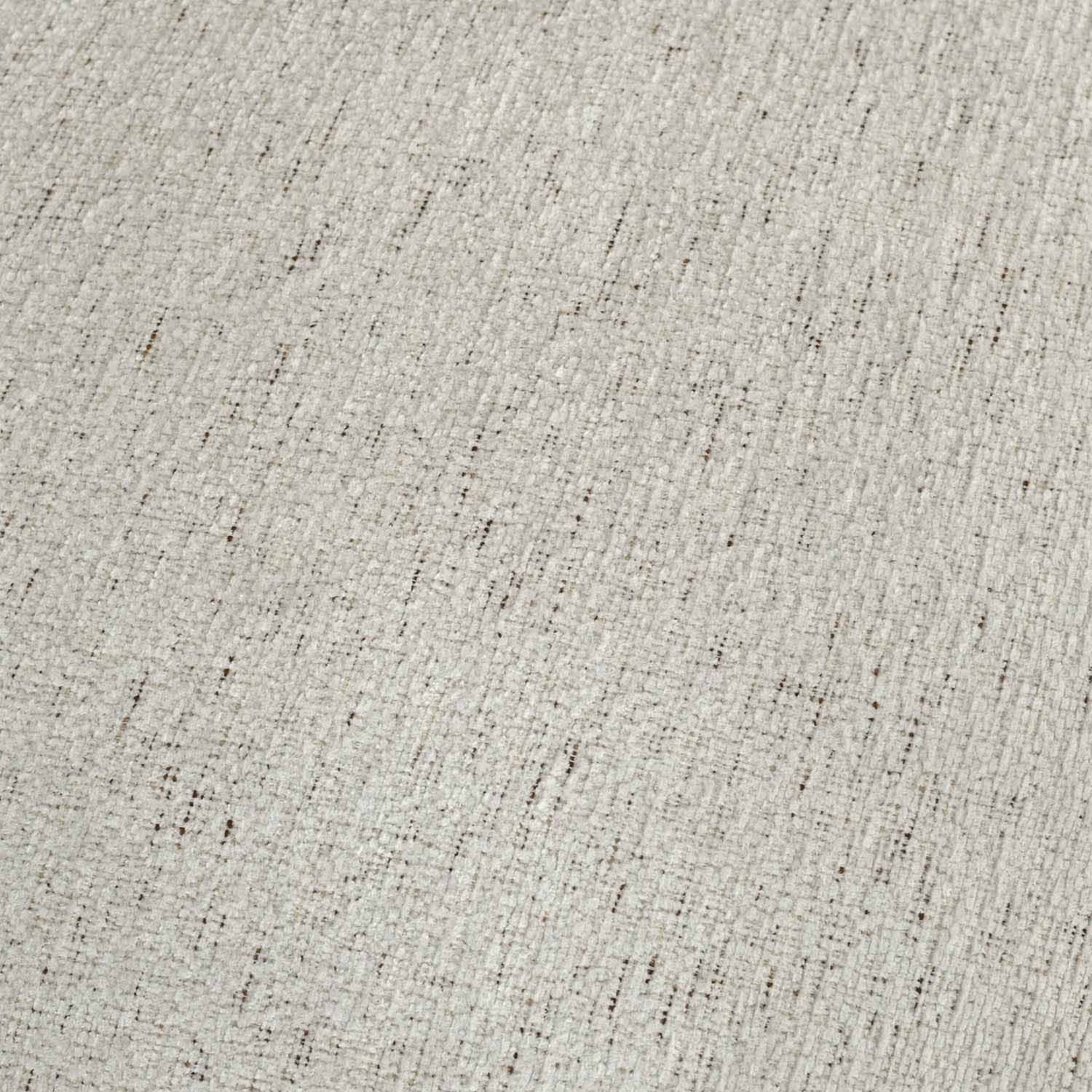 Giorgio Right Chaise Lounge Textured Fabric Sofa- Ivory