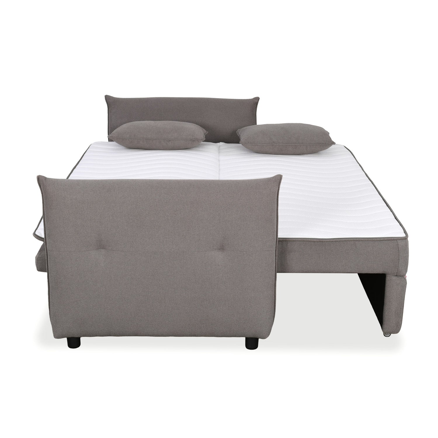 Aveo 3 Seater Sofa Cum Bed (Grey)