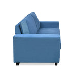 Shirley 3 Seater Fabric Sofa- Blue