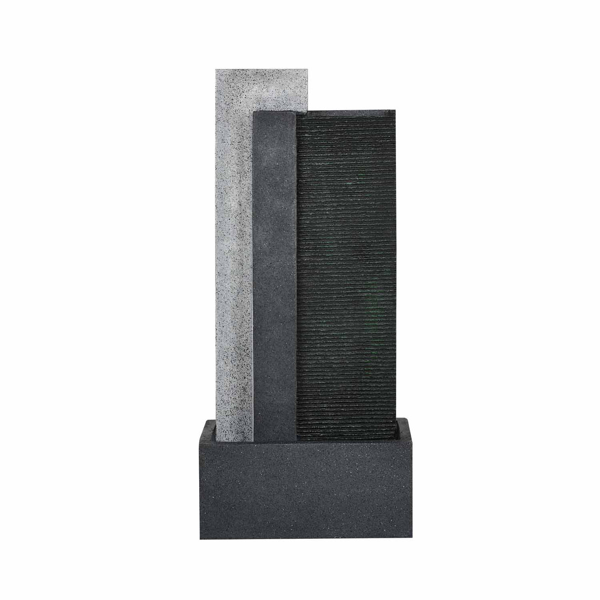 Waterfall Water Fountain with LED Light (Grey)