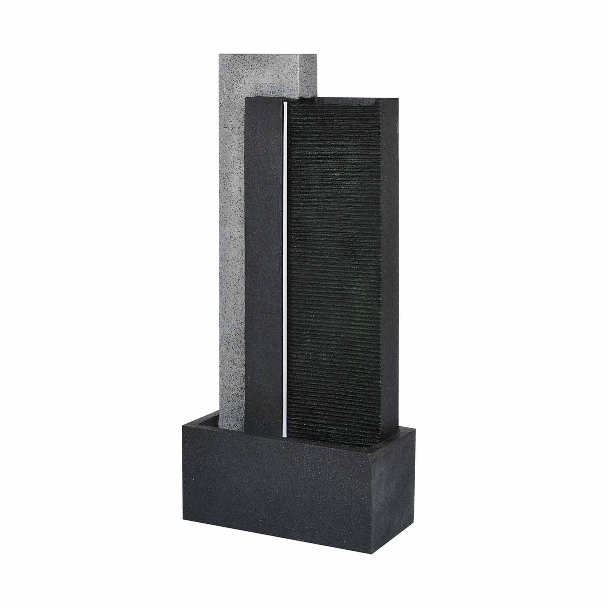 Waterfall Water Fountain with LED Light (Grey)