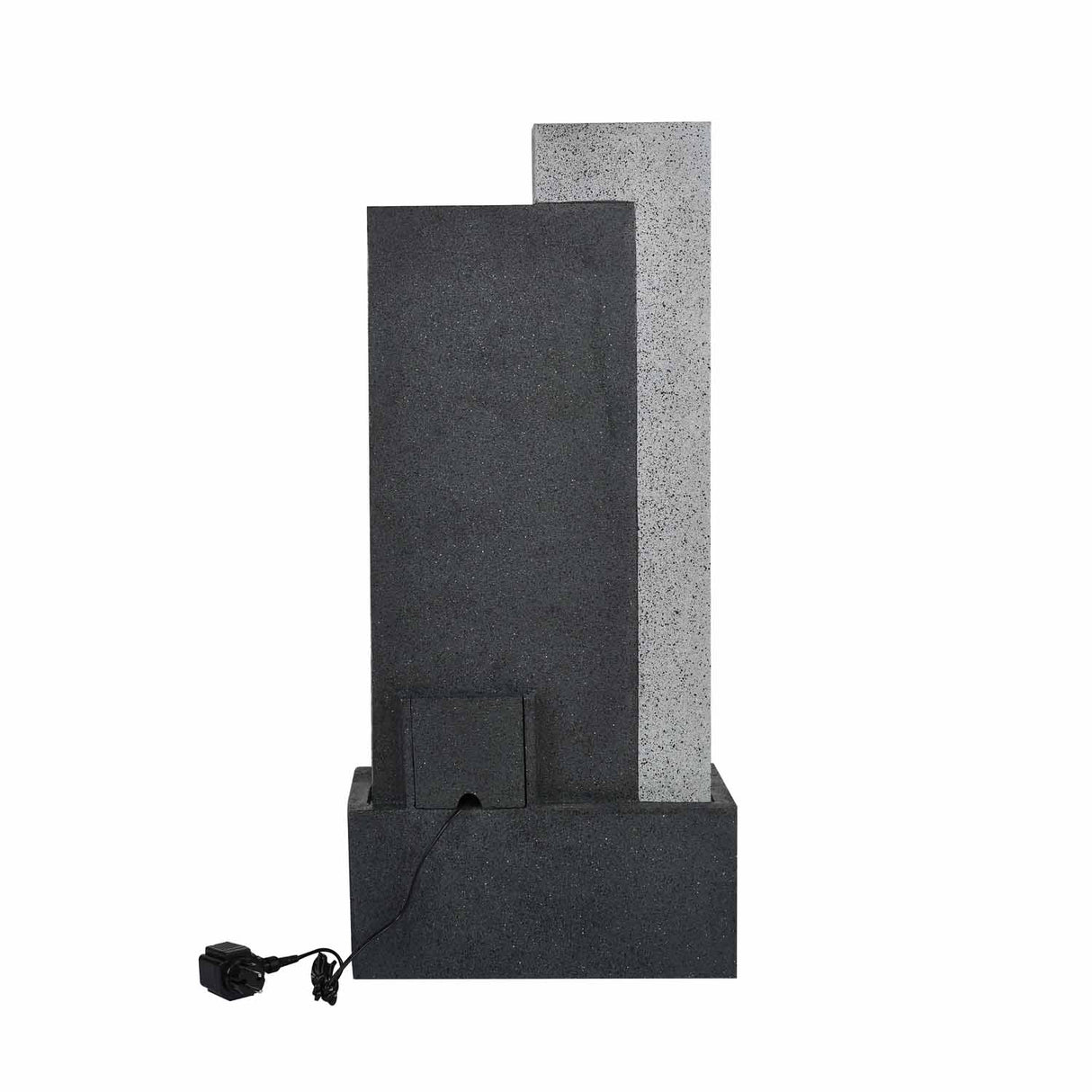 Waterfall Water Fountain with LED Light (Grey)