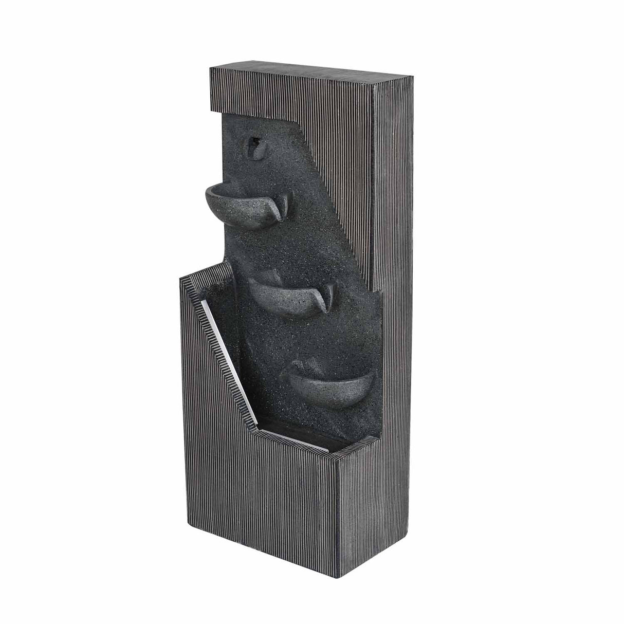 Three Pots on Wall Water Fountain (Grey)