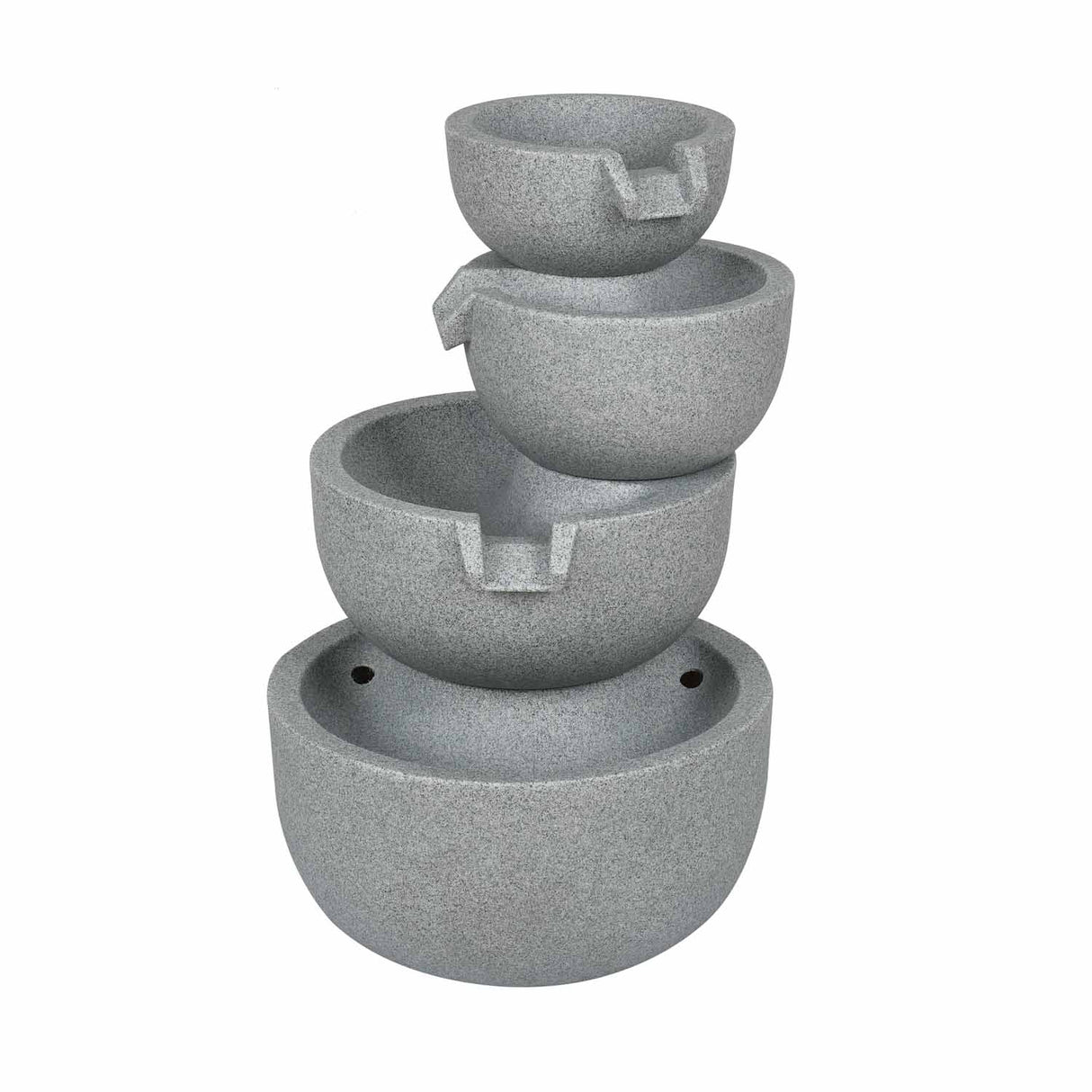 Trio Pots Decorative Water Fountain (Grey)