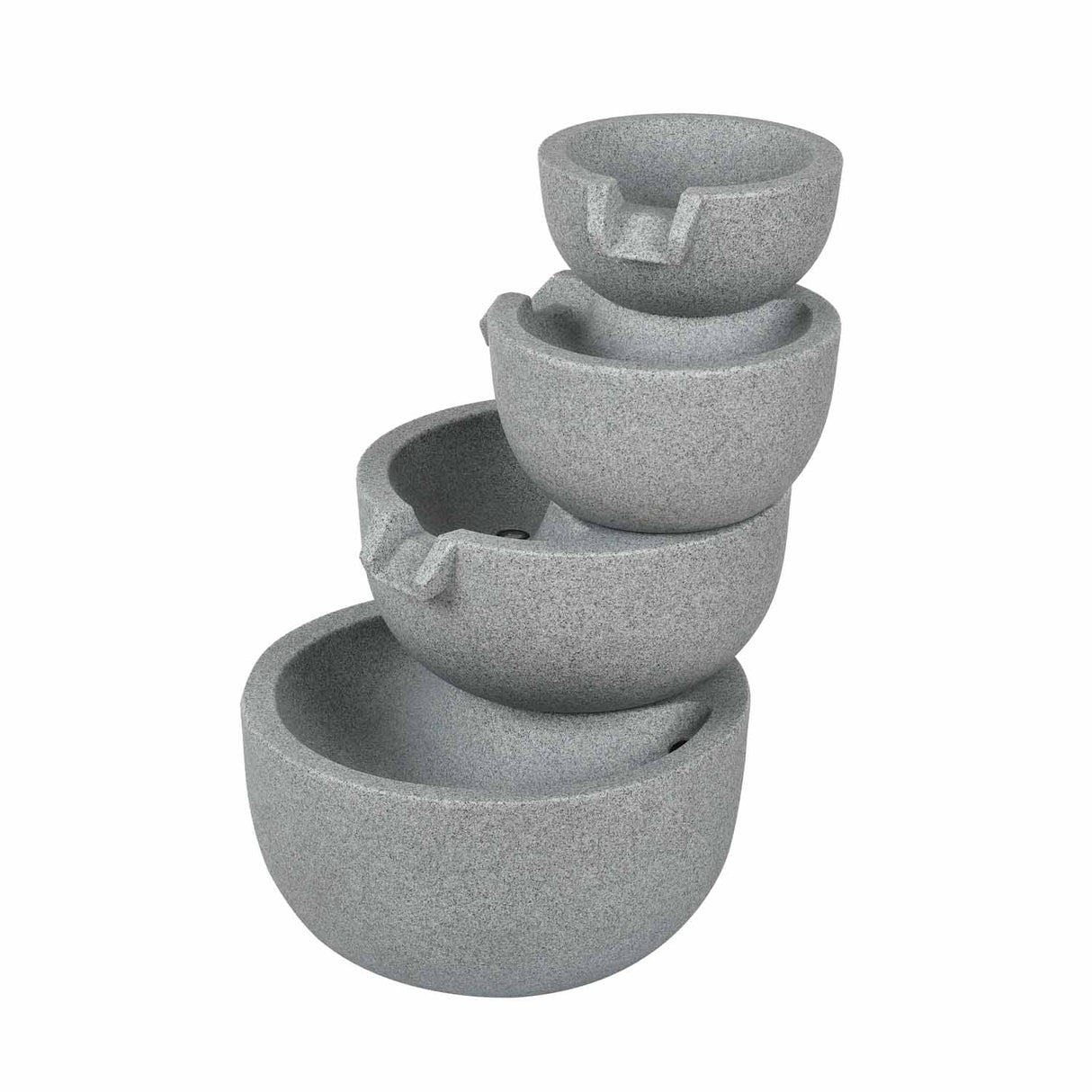 Trio Pots Decorative Water Fountain (Grey)