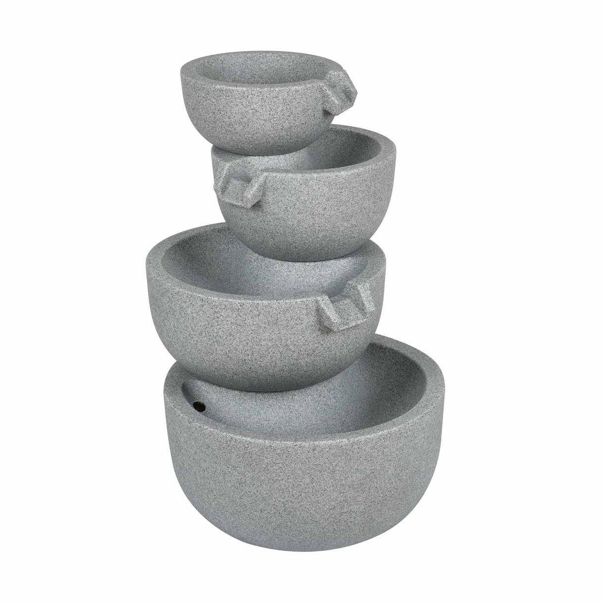 Trio Pots Decorative Water Fountain (Grey)