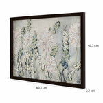Tropical Embroidered Wall Art (Beige)