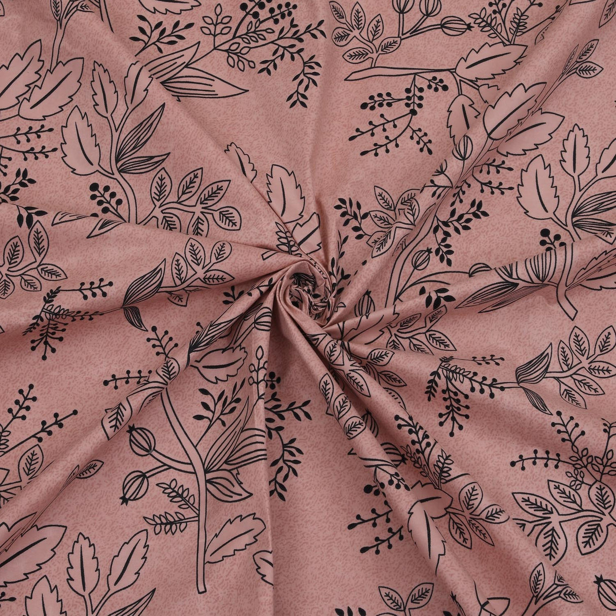 Petal Haze Polyester Queen Bedsheet with Pillow Covers- Multicolor