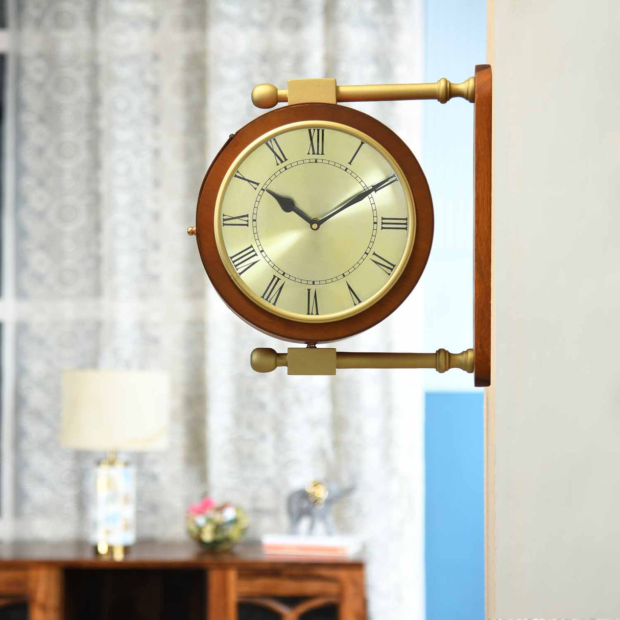 Classic MDF Station Clock (Brown)