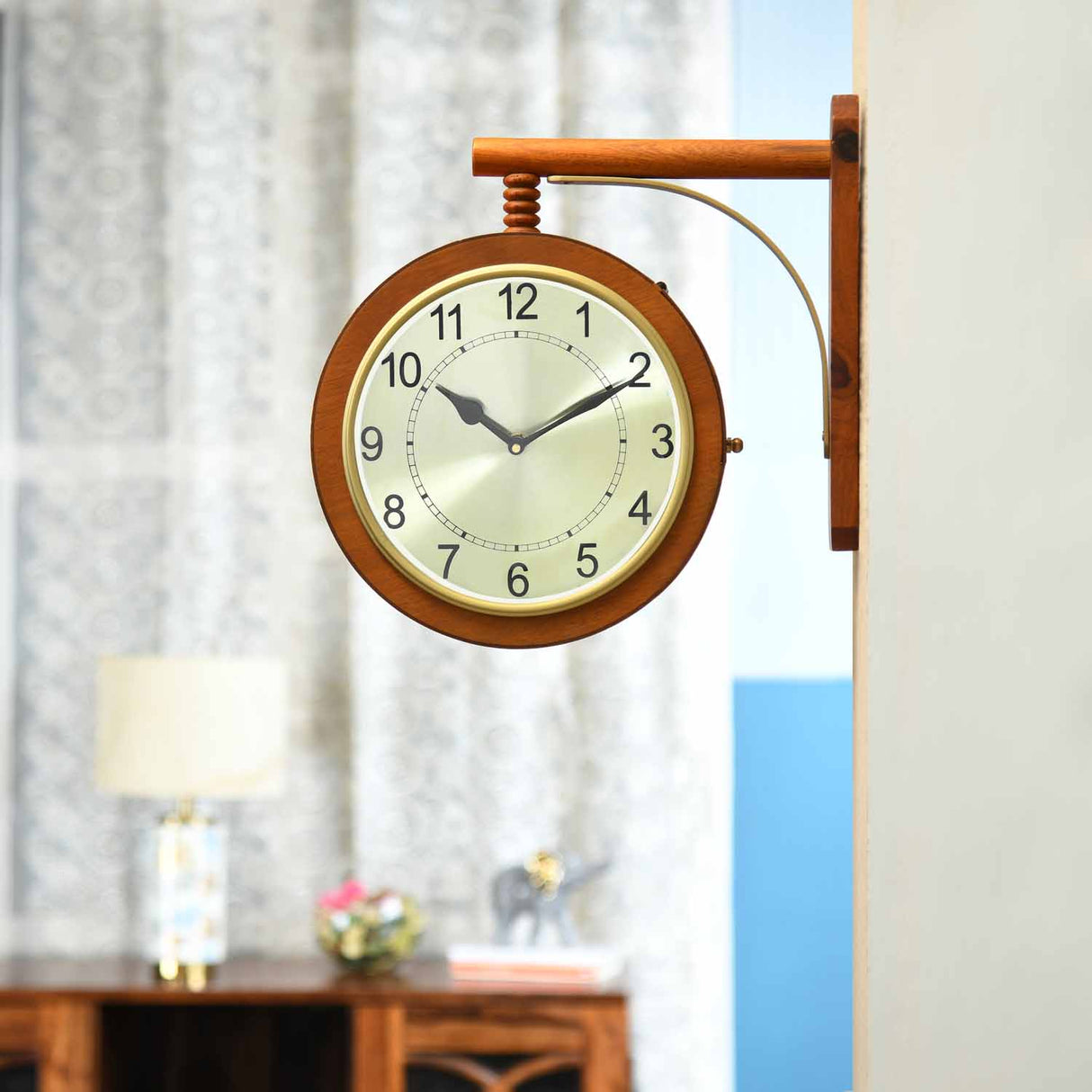 Classic MDF Station Clock (Brown)