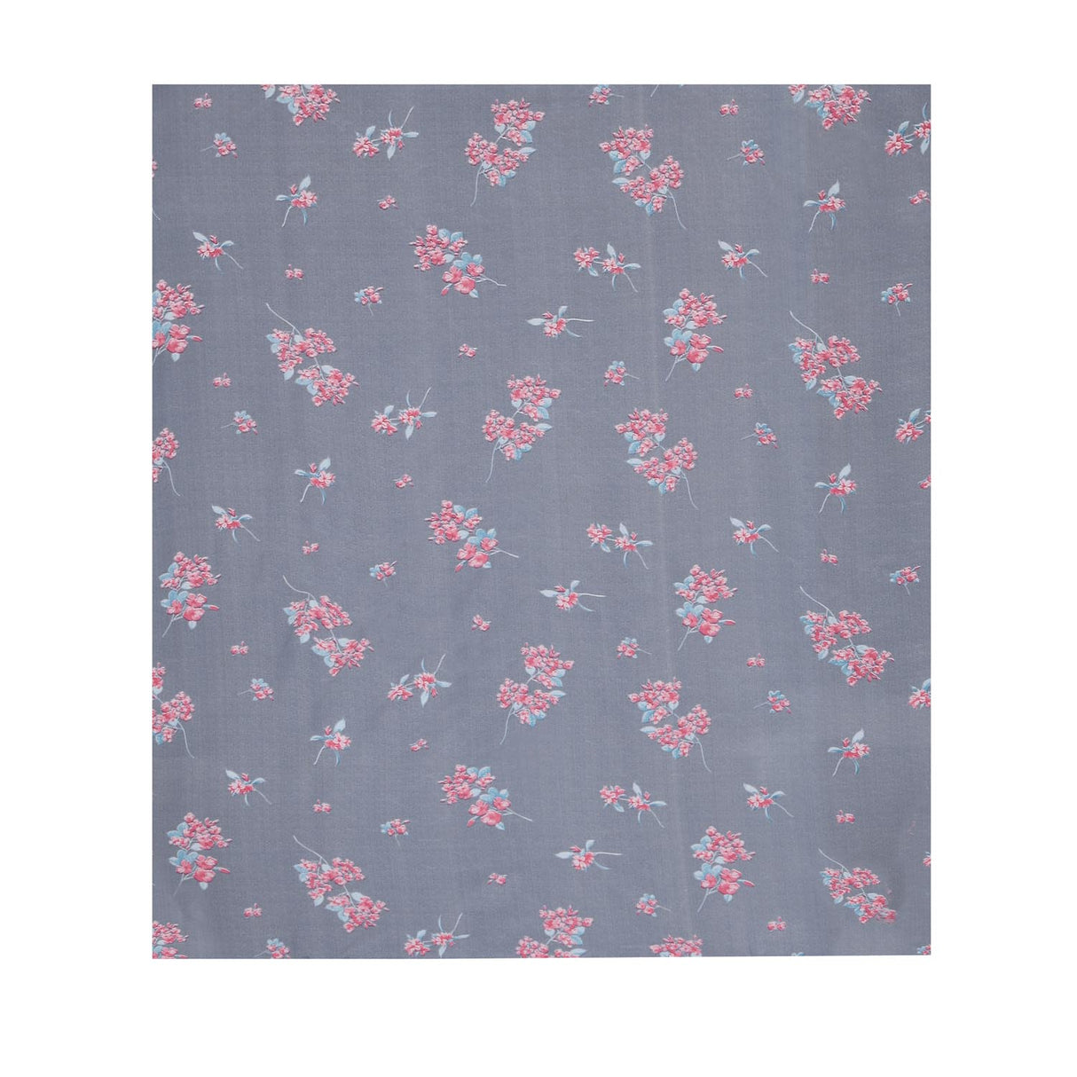 Floral Blossom Polyester King Bedsheet with Pillow Covers- Multicolor