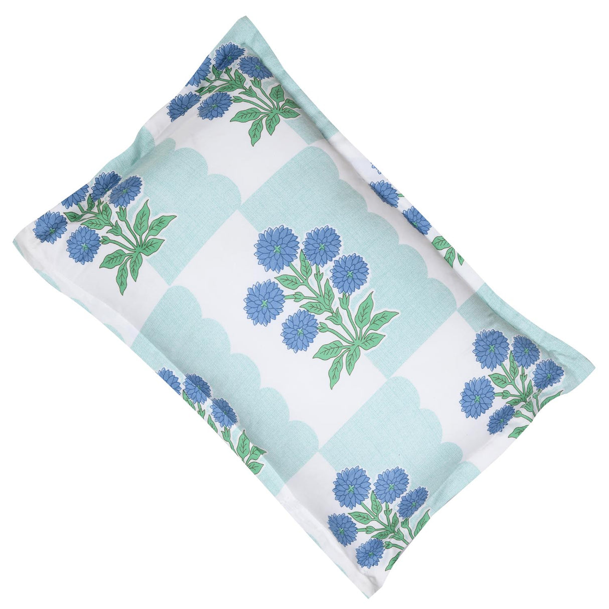 Botanica Pop Polyester Queen Bedsheet with Pillow Covers- Multicolor