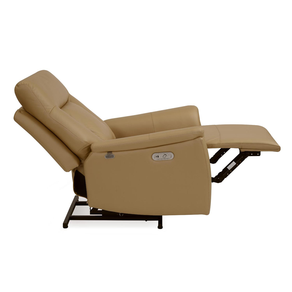 Credal 1 Seater Electric Rocker Recliner Sofa- Mustard