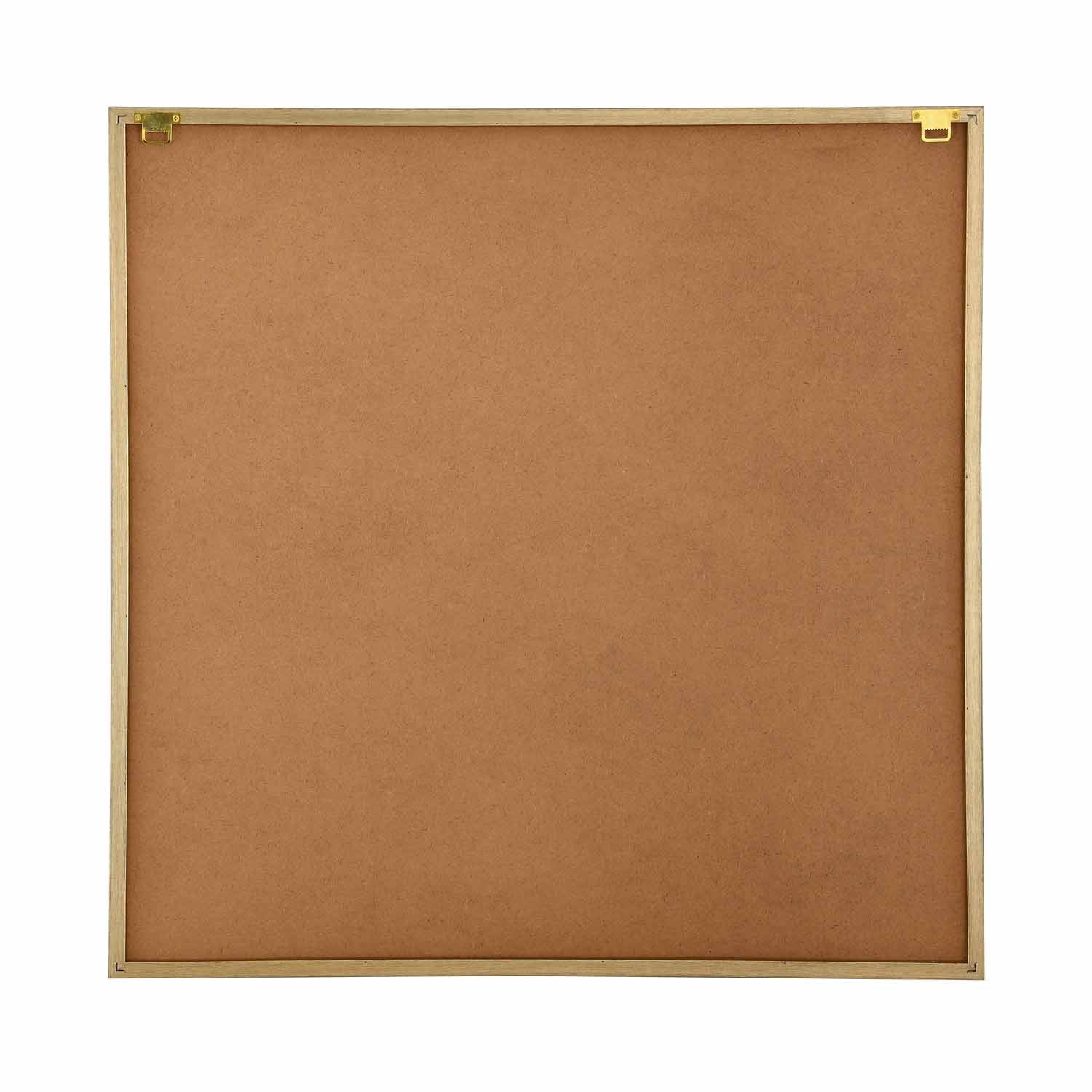 Lines and Arch Canvas Wall Painting- White and Gold