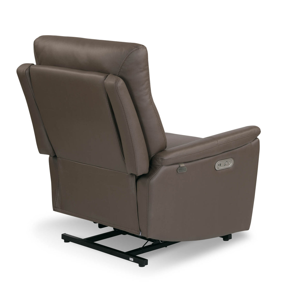 Credal 1 Seater Electric Rocker Recliner Sofa- Brown
