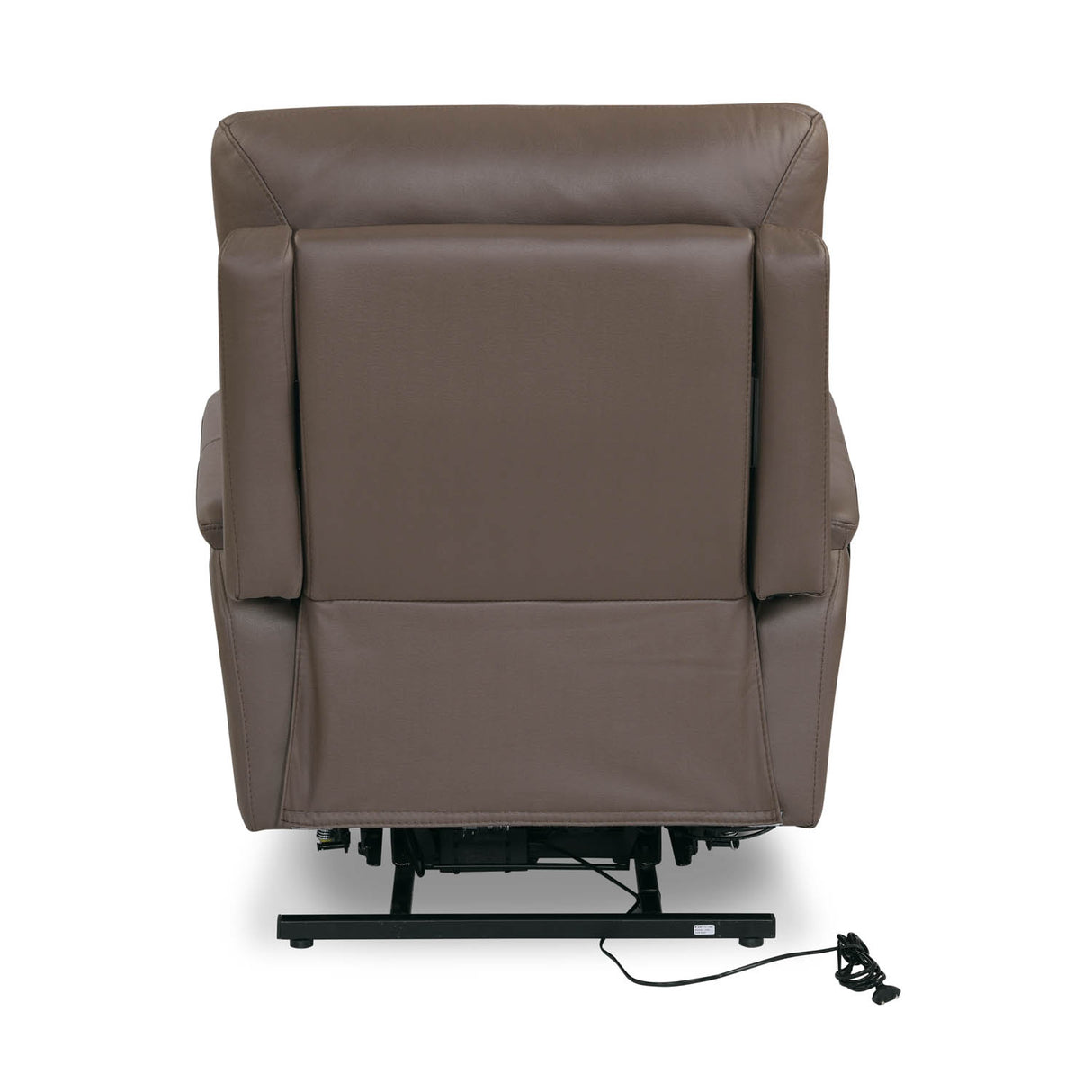 Credal 1 Seater Electric Rocker Recliner Sofa- Brown