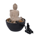 Mini Buddha Water Fountain with LED Light (Sand)