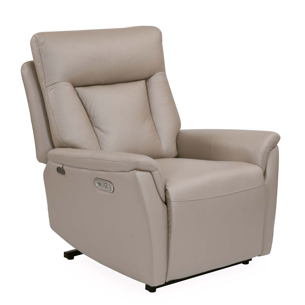 Credal 1 Seater Electric Rocker Recliner Sofa- Mocha