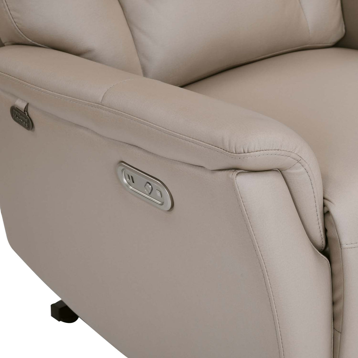 Credal 1 Seater Electric Rocker Recliner Sofa- Mocha