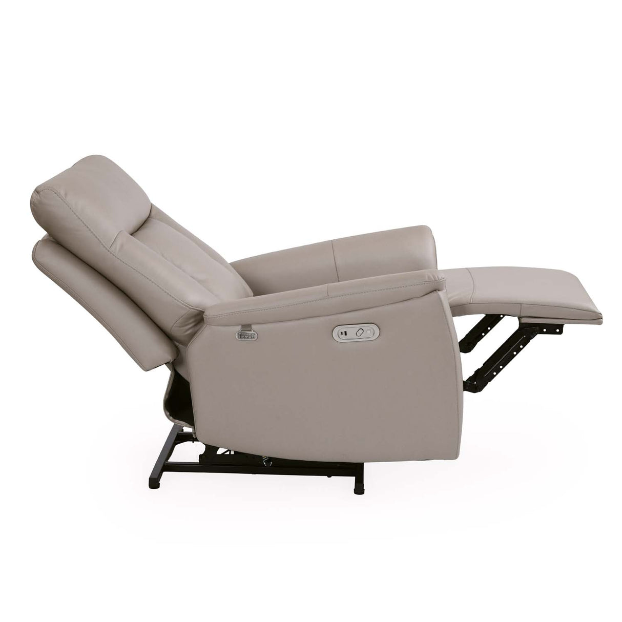 Credal 1 Seater Electric Rocker Recliner Sofa- Mocha