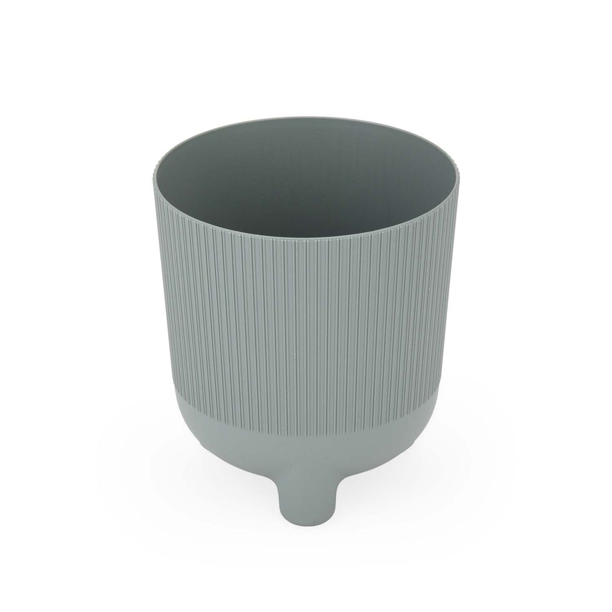 Recycled Mini Fluting Planter 15cm- Green