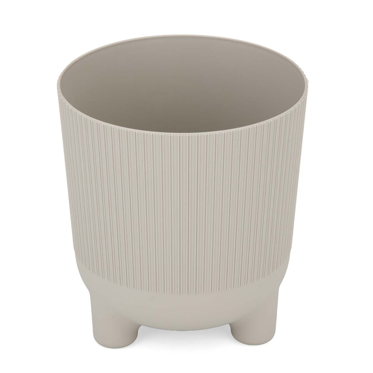 Recycled Mini Fluting Planter 15cm- Beige