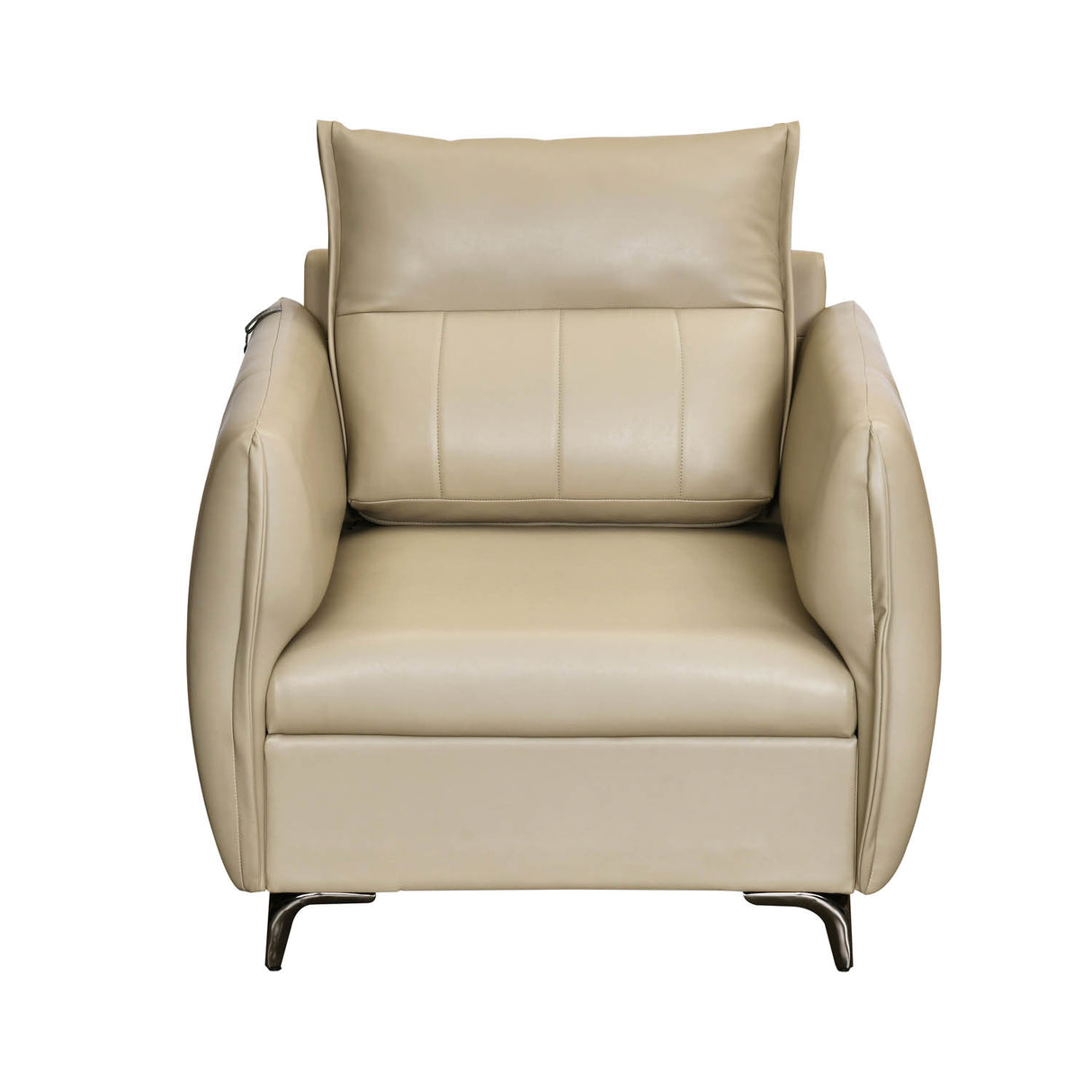 Infinia 1 Seater Leatherette Sofa- Beige