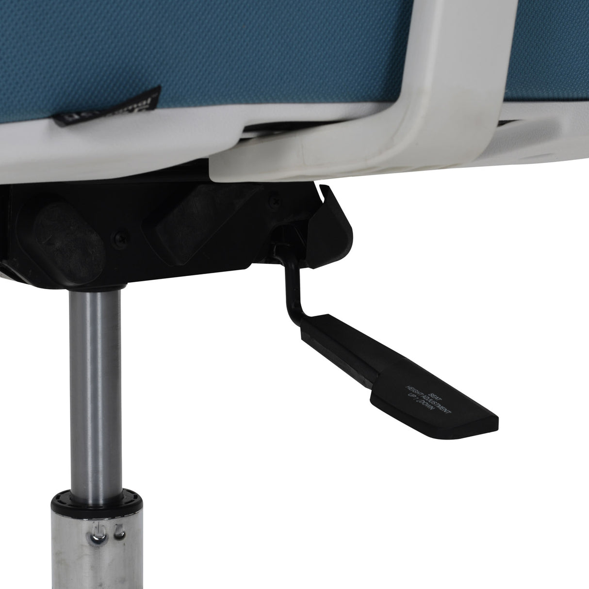 Poise Pro High Back Mesh Chair- White and Blue