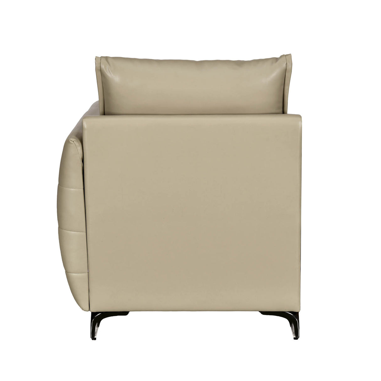 Infinia 1 Seater Leatherette Sofa with Left Arm- Beige