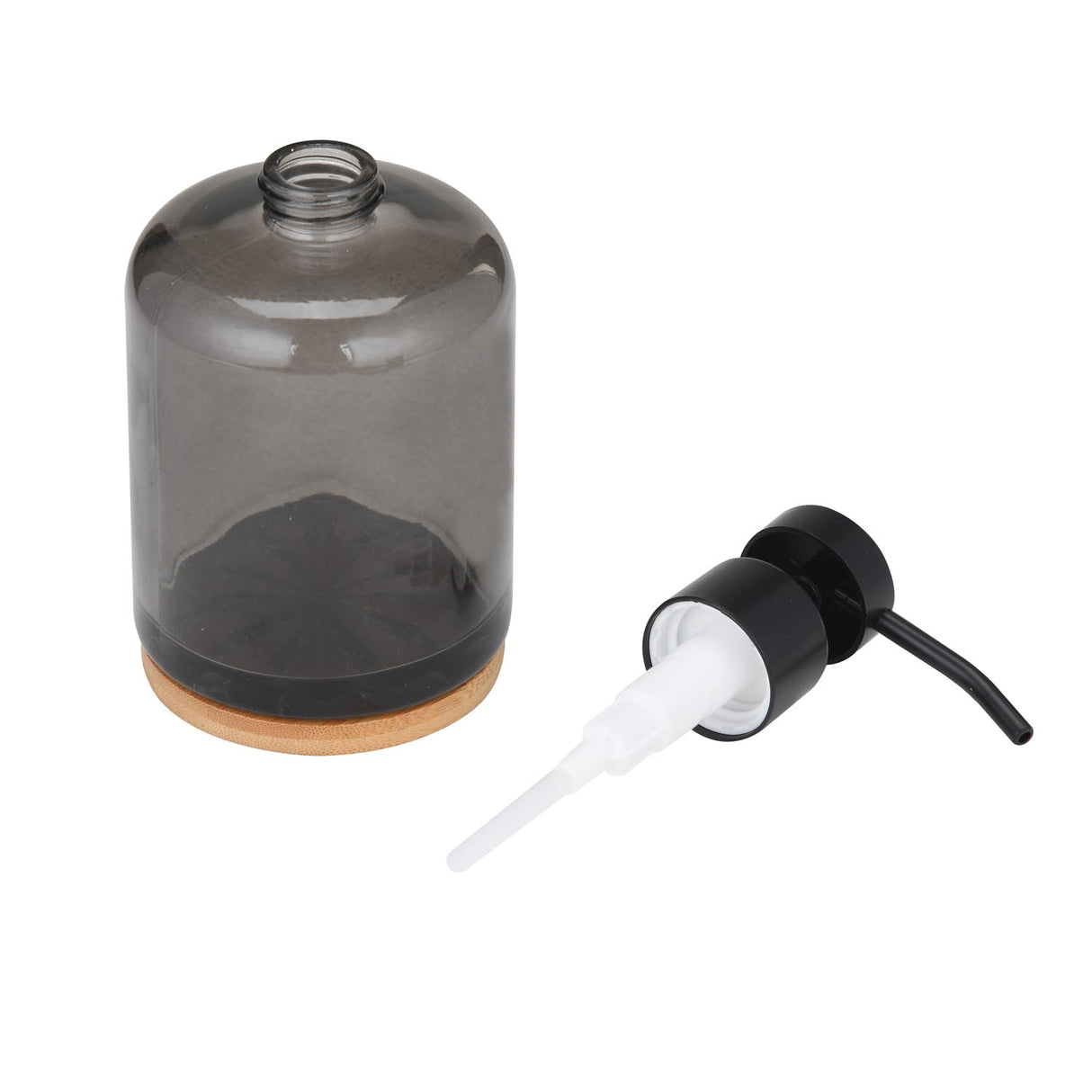 Glass Bath Accessory Set Sleek- Black